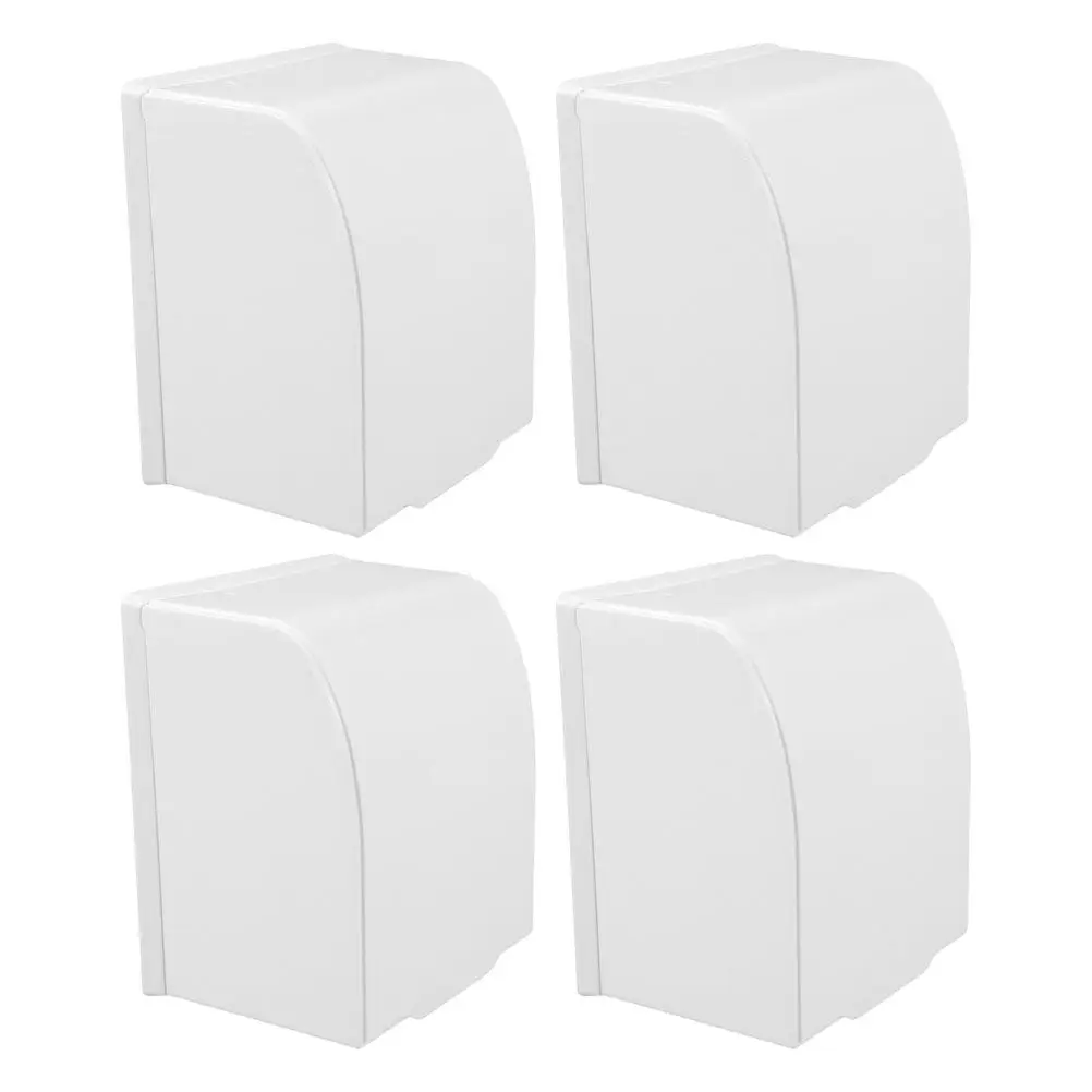 

4Pcs Outdoor Outlet Cover 86 Type Weatherproof Socket Protector Waterproof Electrical Wall Plate Cover for Exterior Bathroom