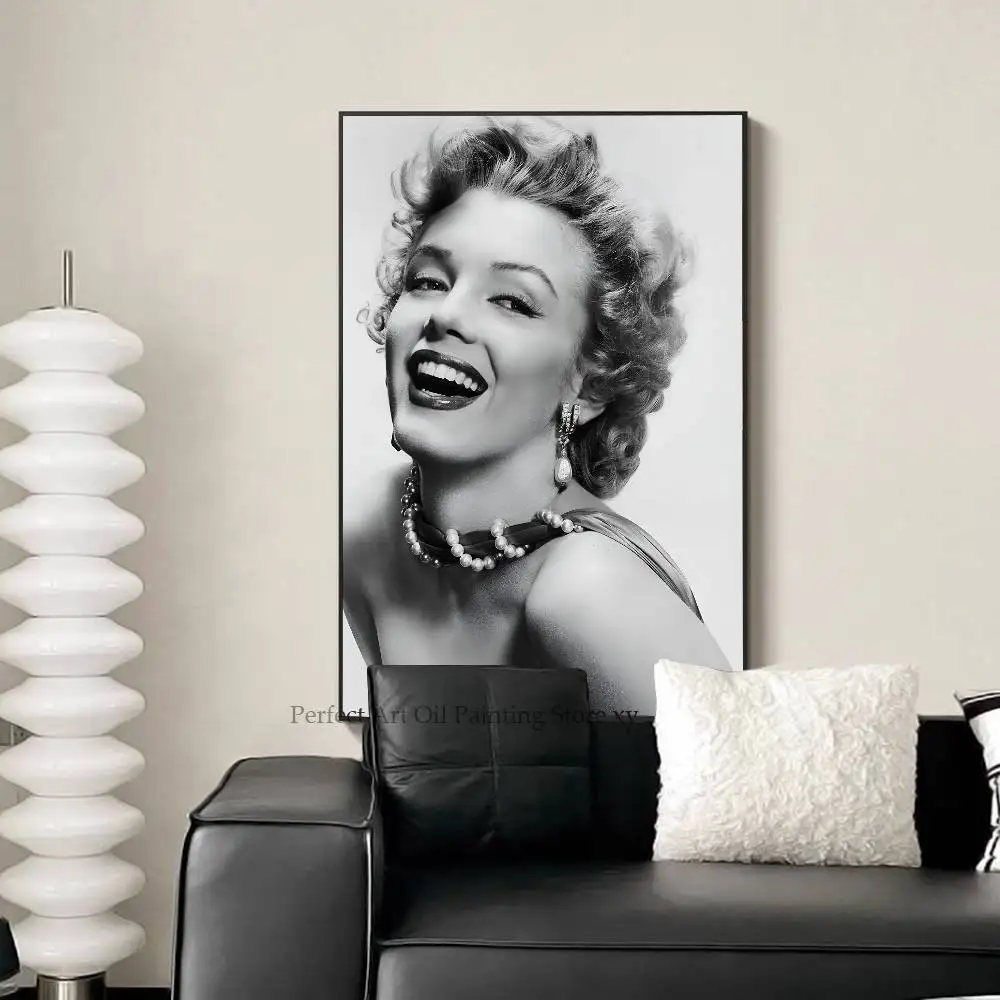 مارلين مونرو المشارك ورقة طباعة غرفة المعيشة المنزلي غرفة نوم مدخل بار مطعم مقهى الفن