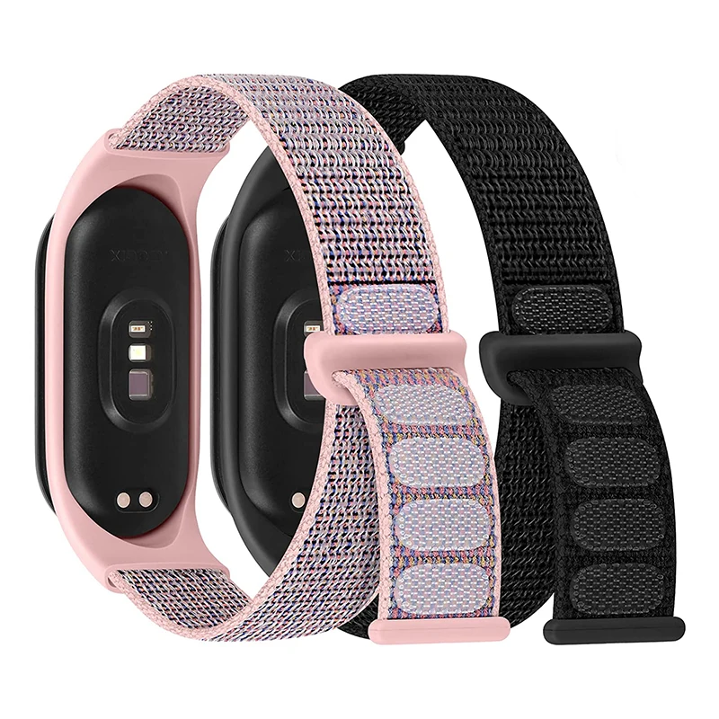 Nylon loop For Xiaomi Mi Band 7 4 3 5 6 smartwatch Wristband Sports Correa Breathable Replacement Bracelet on Miband 6 8 Strap