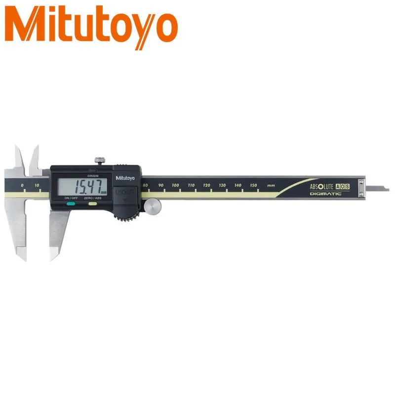 Mitutoyo Vernier Calibre Absolute Digital Calipers 8in 150mm 500-197-20 200mm 300mm Stainless Steel Woodworking Measuring Tools