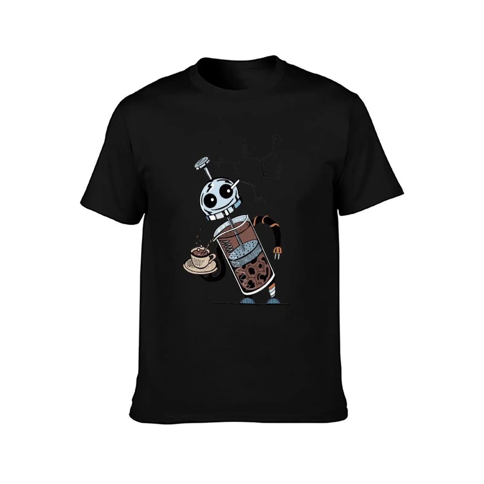 Coffee Bot T-Shirt Sun Block Outdoor T-Shirt
