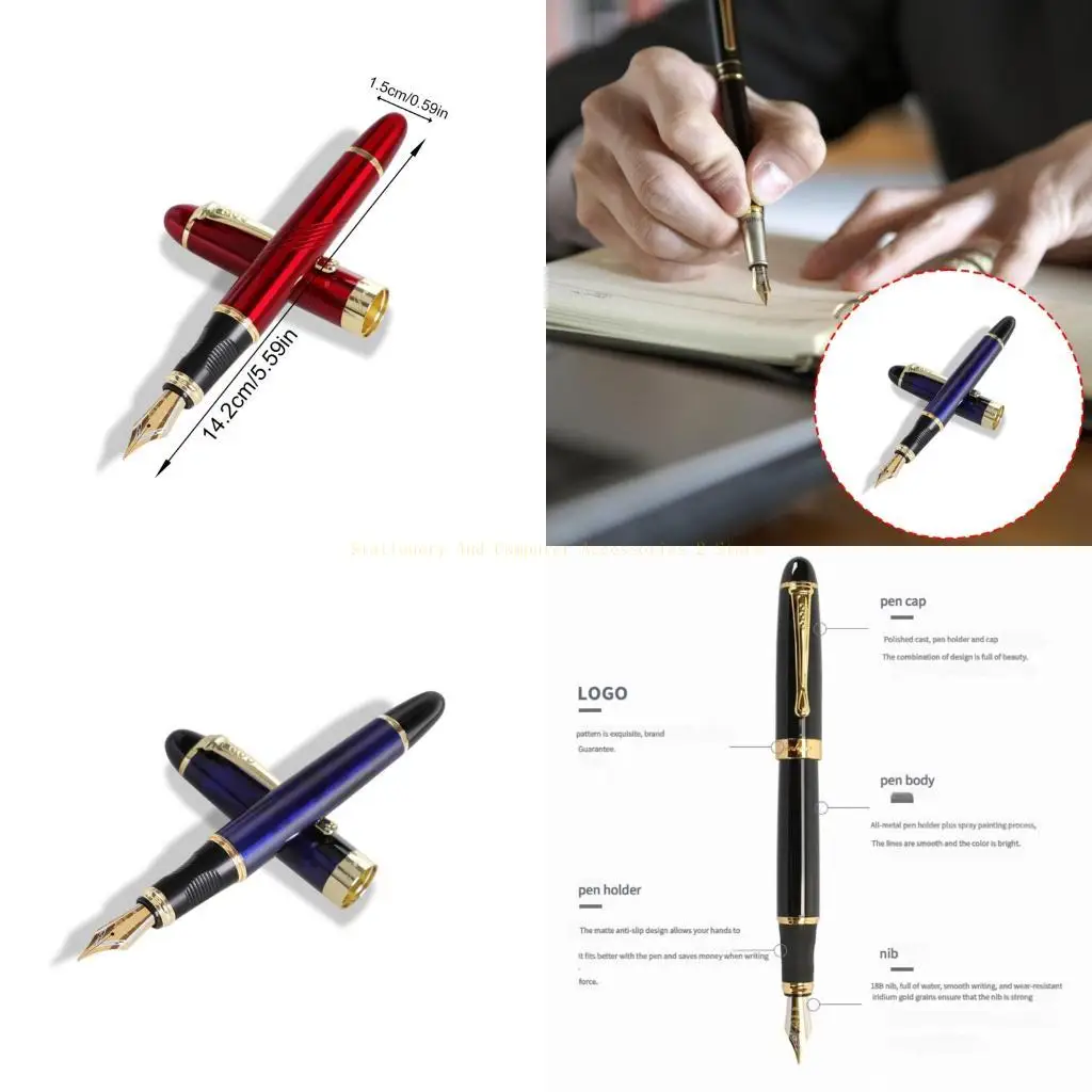 

Calligraphy Pen 0.5mm Fountain Pen Smooth Writing Pen Stationery Pen for Teens