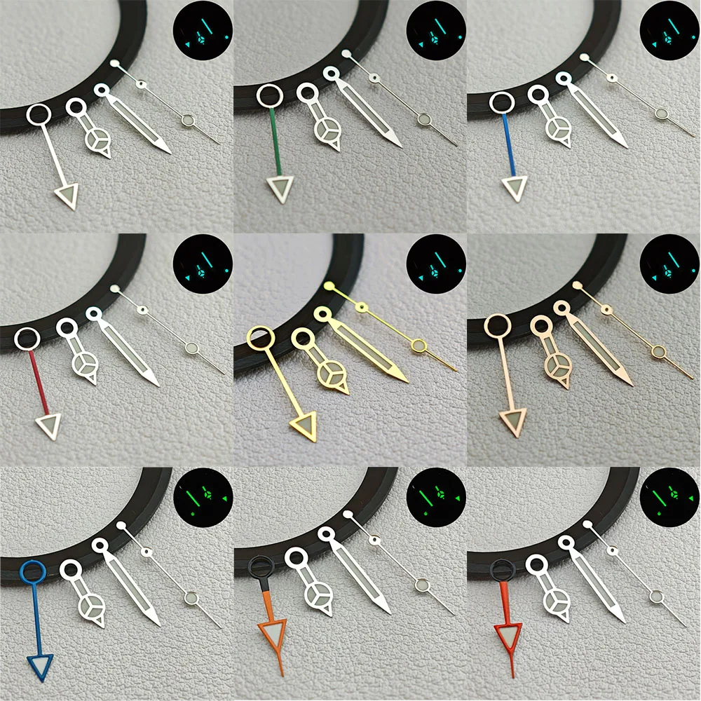 

Blue Green/Green Luminous GMT Watch Hands for NH34 Automatic Movement watch accessories NH34 Watch Parts For Wristwatches