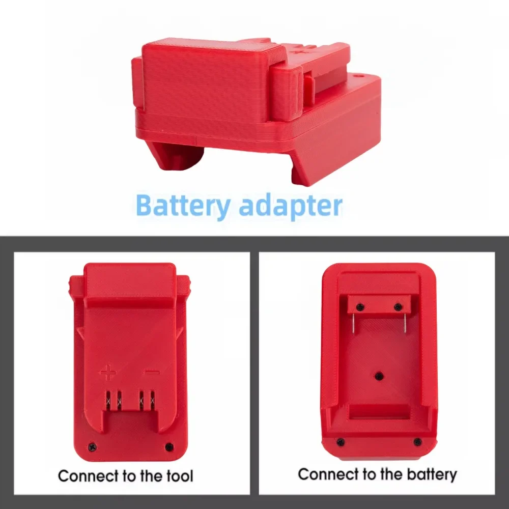 Per SKIL PWR CORE 20V batteria agli ioni di litio per Milwaukee 18V trapano elettrico a batteria adattatore/convertitore batteria (solo adattatore)