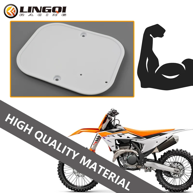 LINGQI Motorcycle Name Plate Front Number Plates For Off road Racing Motocross ATV CRF50 Kayo Protector Mudguard Cover Fairing view 2