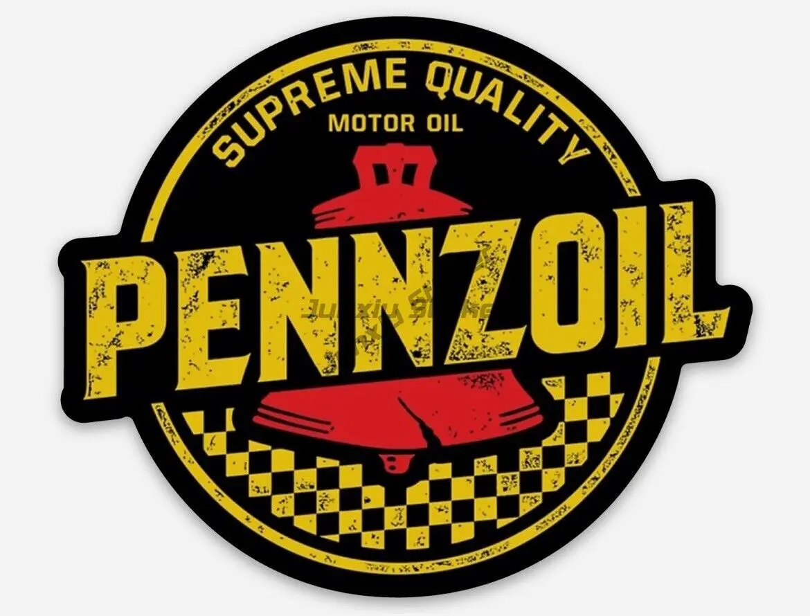 

Vintage retro style Pennzoil Racing Oil Logo Vinyl Decal Bumper Window Phone Trunk Guitar Cover scratches Exterior Decor