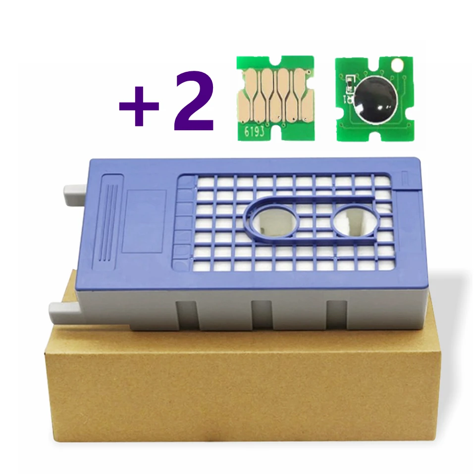 

NON-OEM Epson P100080 P20080 SC-F6000 T3200 T5200 Maintenance Box With 2 Extra 6193 Chips