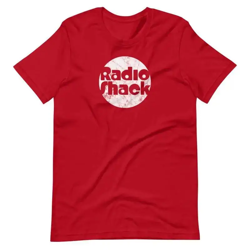 Radio Shack Vintage Style Distressed T Shirt