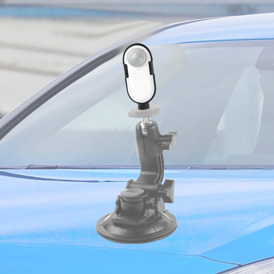 حافظة بلاستيكية لـ Insta360 Go 2 إطار حماية جبل 1/4 محول خيط كاميرا الحركة حماية الجسم لملحقات Insta 360