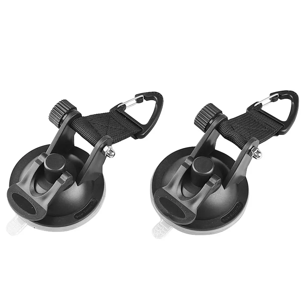 

2pcs Strong Suction Cup Heavy Duty Hanging For Tent Wall Bathroom Kitchen Camping No Drill Hooks Sucker Hooks Outdoor Home