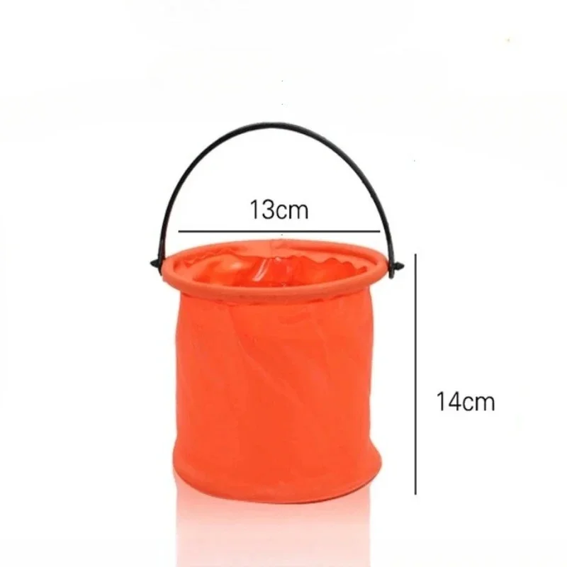 Folding Fishing Bucket Live Fish Box Outdoor Car Wash Bathroom Kitchen Fishing Bait Bucket Folding Bucket Fishing Kit view 2