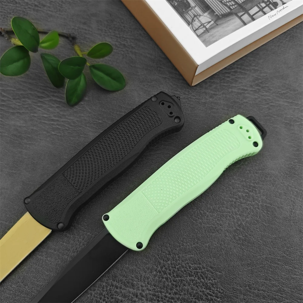 BM 5370FE Shootout Pocket Knife D2 Tanto Blade Nylon Glass Fiber Handles Camping Hunting Knives Outdoor Pocket Multi Tools