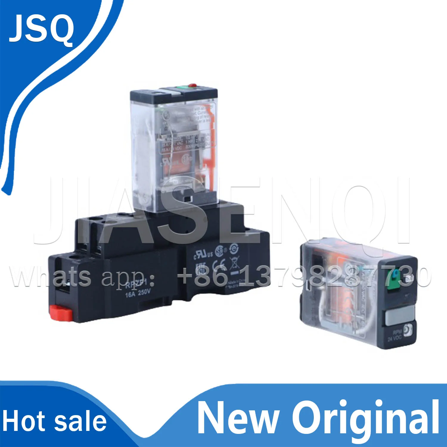 New original RPM12BD+RPZF1 15A DC24V RPM12P7+RPZF1 15A AC230V High power relay with base