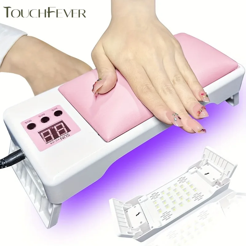 

УФ-светодиодная лампа для ногтей — 3 настройки таймера для отверждения гель-лака, сушилка для рук и ногтей с портативной конструкцией