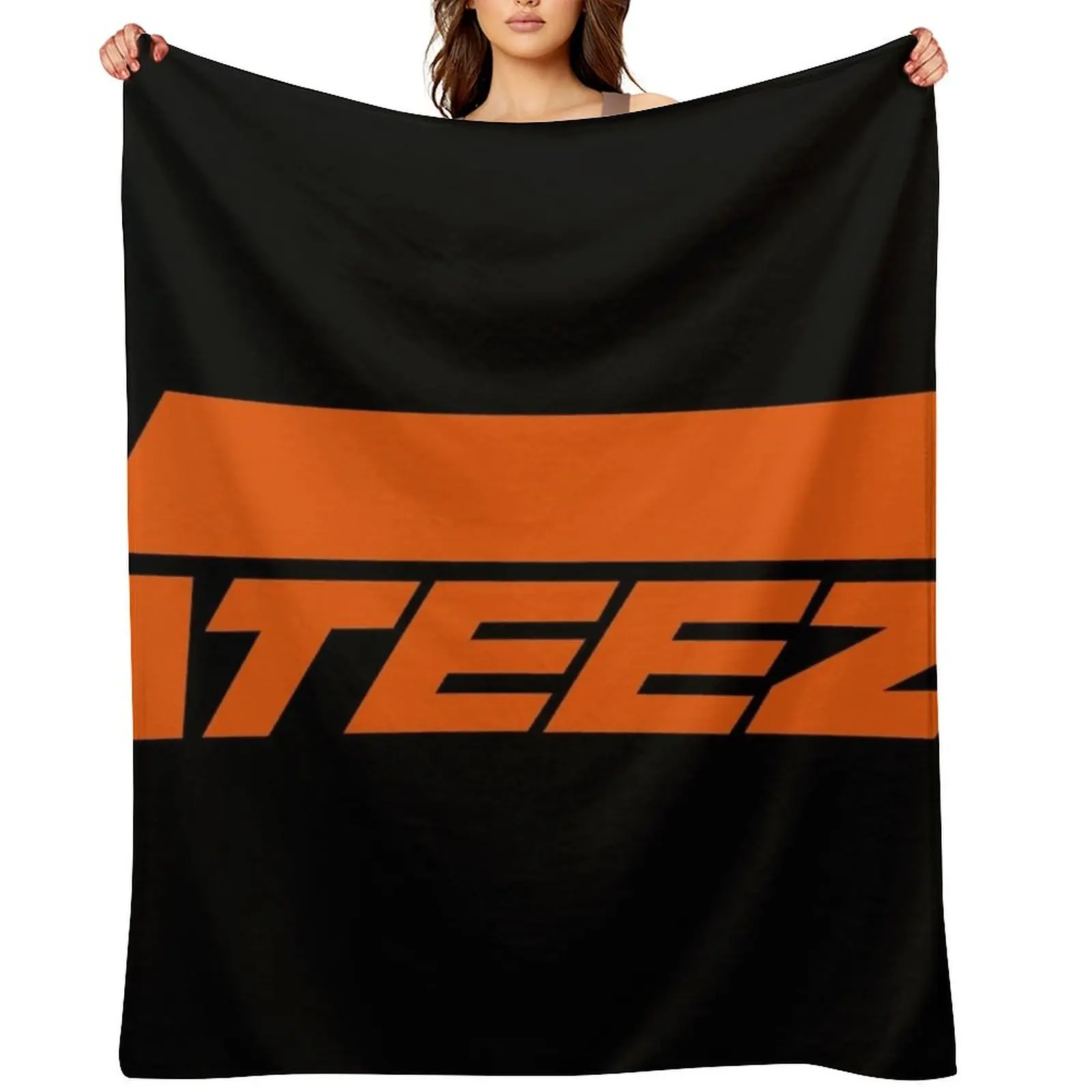 

ATEEZ Throw Blanket Flannels Comforter Bed covers wednesday Blankets