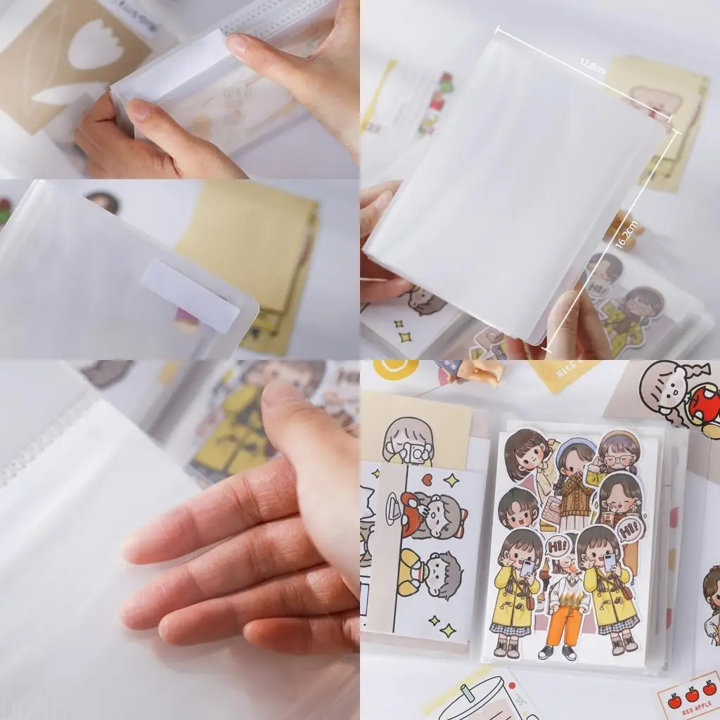 D08B Flexible Insert Pocket Storage Book For Office Home Use Organize Documents Efficiently