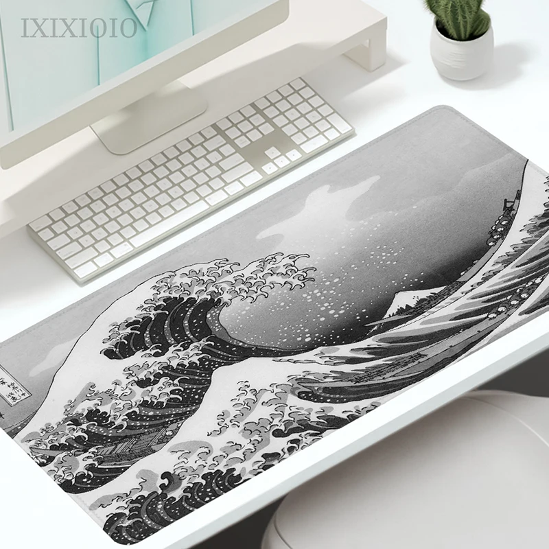 Janpan Great Wave Mouse Pad Gaming XL New Custom Computer Large Mousepad XXL keyboard pad MousePads Carpet Soft Laptop Table Mat