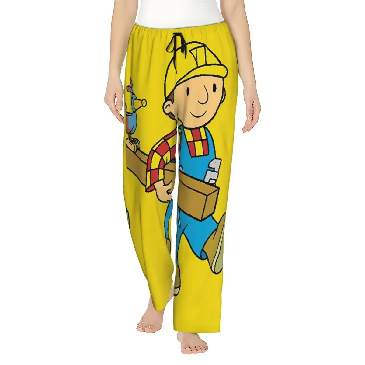 

Женские пижамные брюки Custom Bob The Builder с карманами для отдыха и сна