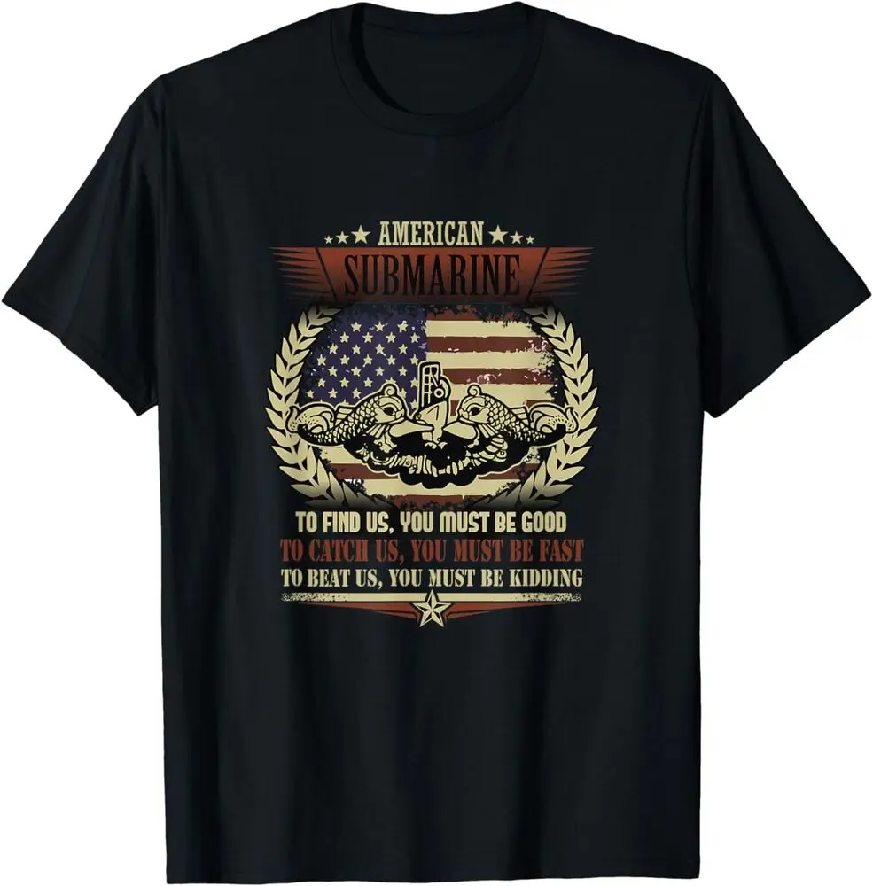 NEW US  Submarine Gift For A Veteran  Gift T-Shirt Size S-3XL High Quality 100%Cotton Short Sleeve