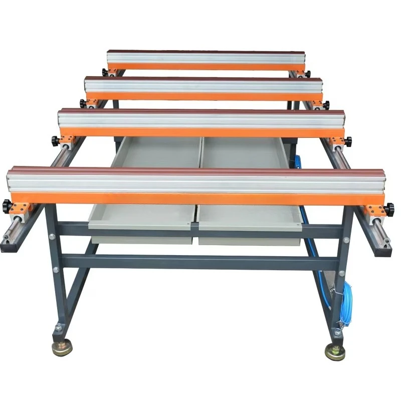 2400X2400x850mm door and window assembly table with adjustable arm and toolbox