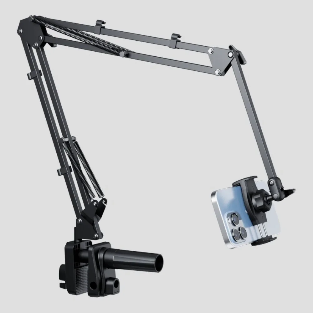 Verstellbarer Multi-Angle-Telefon-Tablet-Halter mit Ständer 360° °   Rotation, stabile Unterstützung, mobiler Griff, faltbar