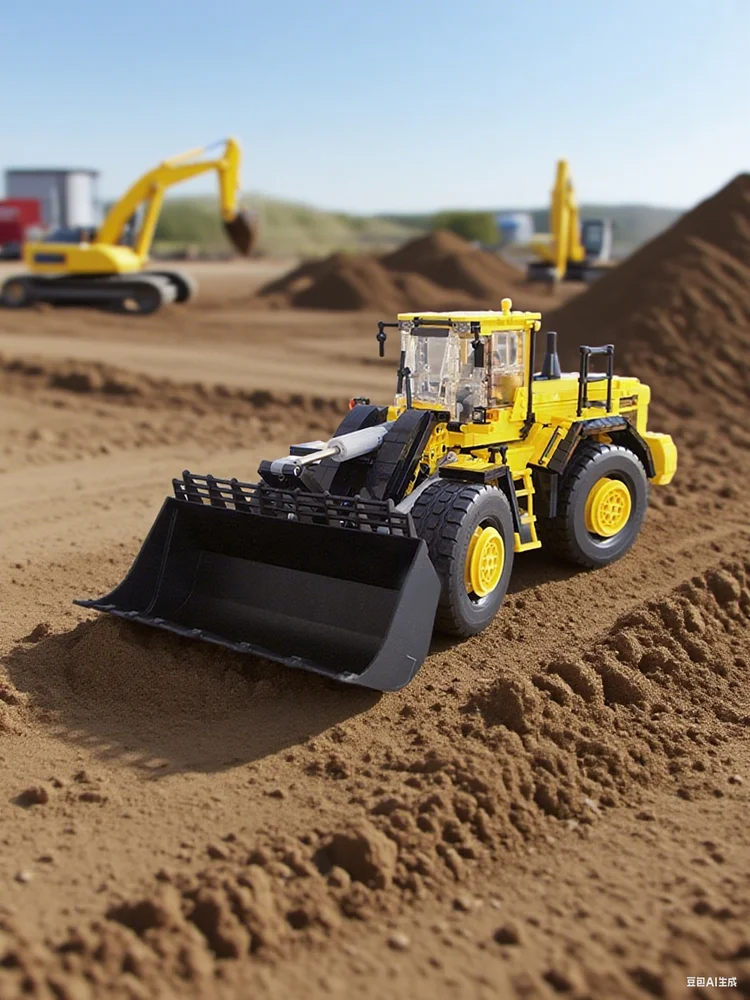1568pcs MOC Swedish Auto L250G Wheel Loader Technical Model Building Blocks Architecture Toy Birthday Gifts DIY Education Brick