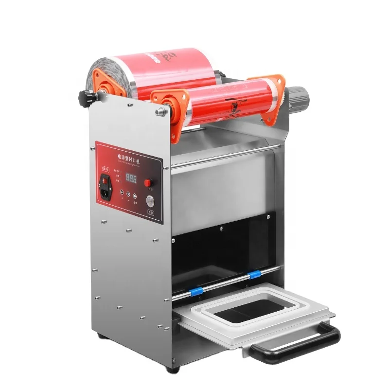 

DASEN Electric Plastic Sealing Machine Take Away Food Packing Film Packaging Tray Seal For Beverage And Foil Packaging