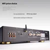 SUQIYA TS-2 200w*2 2채널 스테레오 앰프 고전력 광섬유 동축 Bluetooth 5.0(원격 제어 클래스 AB 홈 오디오 포함) 4