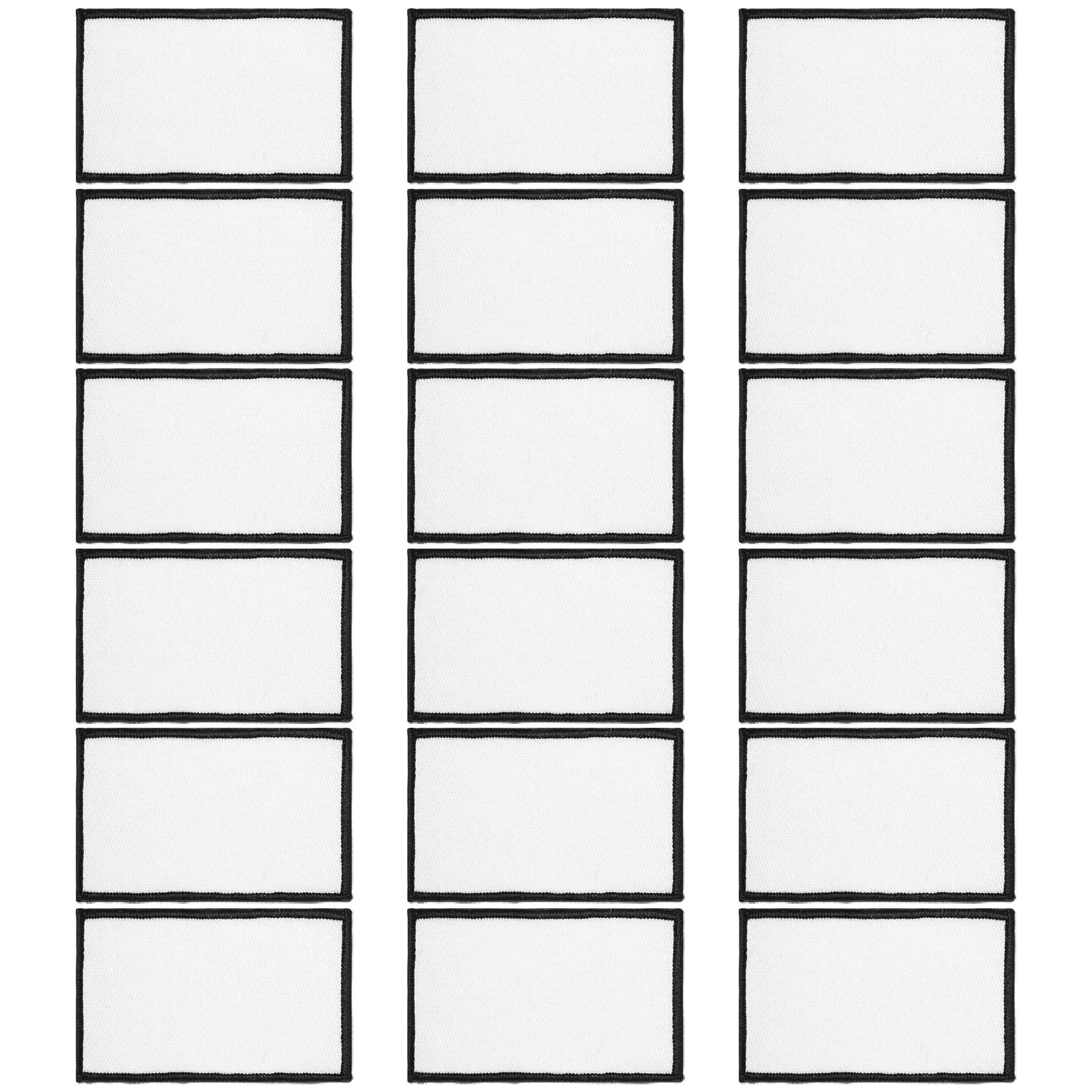 Produtos em branco decorativos de sublimação qualitativos de 18, remendos personalizados para engomar tecidos, chapéu de mochila com remendo de roupas personalizado DIY