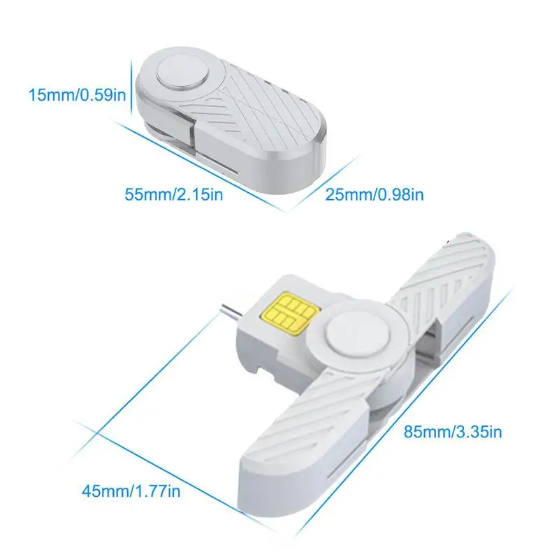 نوع C قارئ البطاقة الذكية معرف الذاكرة ATM البنك إعلان الضرائب CAC IC بطاقة موصل محول لأجهزة الكمبيوتر المحمول الملحقات