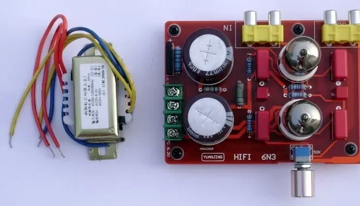 

6N3 tube pre-amp board,(With transformer)/Electronic valve amplifier board