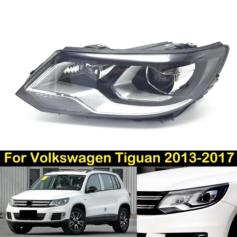 

DECHO For Volkswagen VW Tiguan 2013 2014 15 16 2017 Headlight Front bumper headlight headlamp Assembly head light head lamp Assy