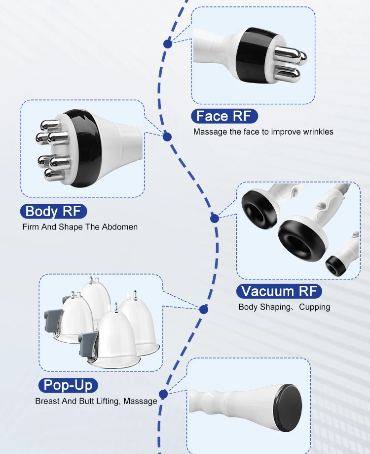 المكتبة الذكية أحدث جهاز تدليك الأسطوانة لتخفيف الوزن كافي 11 في 1 80K فراغ الثدي بعقب الوجه رفع الجسم #4