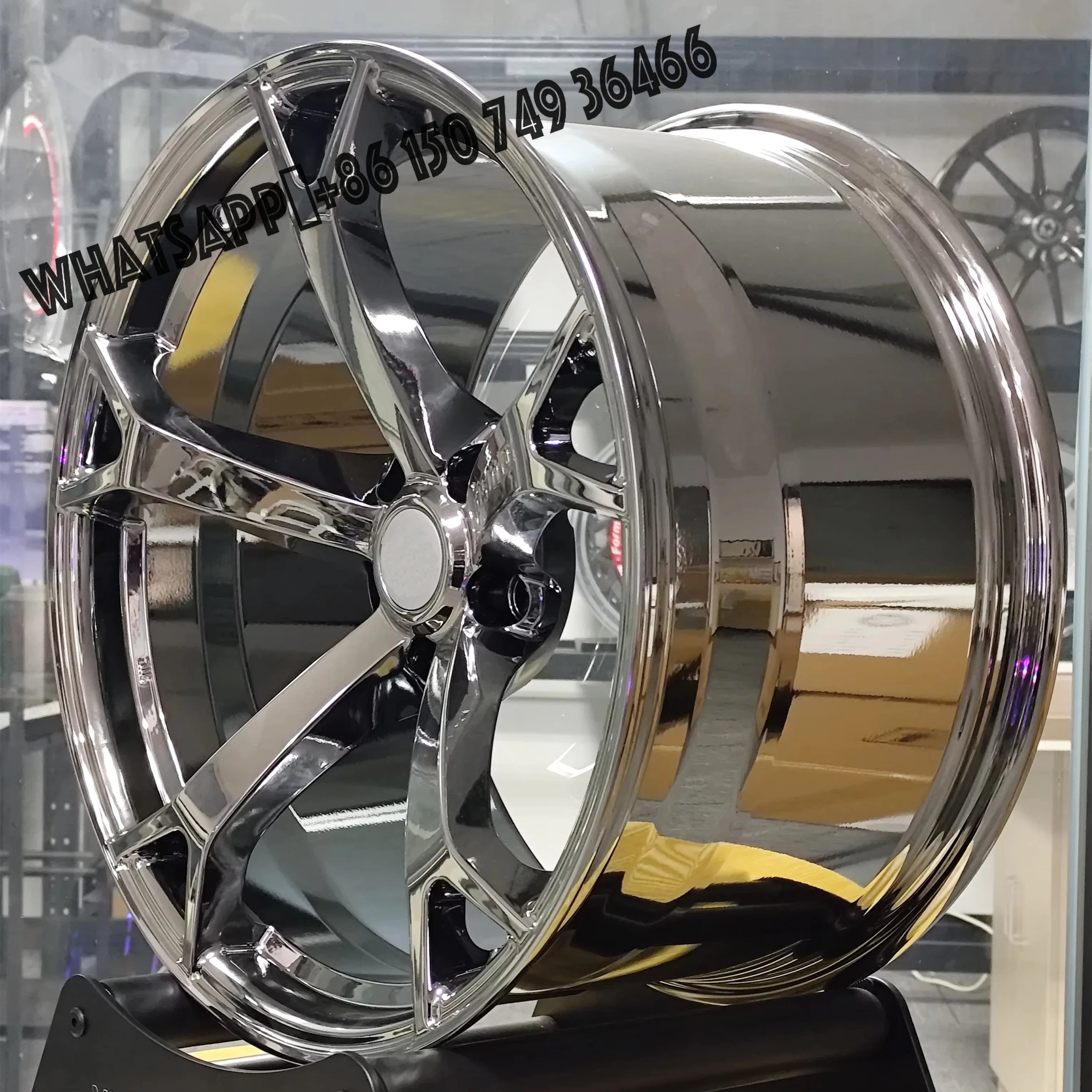 

Single-Piece Forged Lightweight 25mm 30mm 98mm Chrome Rims New Condition Passenger Car Wheels Compatible Nismo V1 Wheels 35mm Et