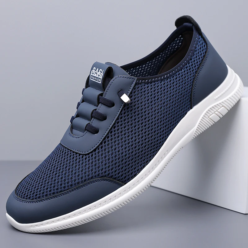 

Reinforced Outsole Men Sports Shoes Thickened Solid Base Breathable Upper Anti-wear Sturdy Shoes for Frequent Outdoor Sports