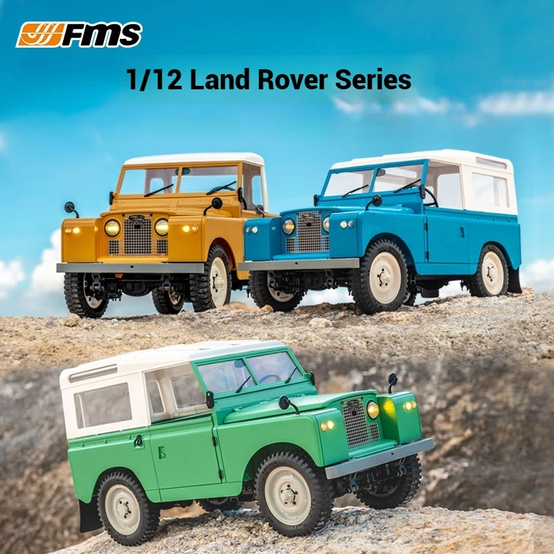 FMS1/12 ランドローバー II 新しい RC リモートコントロールモデル四輪駆動オフロードトランスミッションシミュレーションコレクション電動リモート C