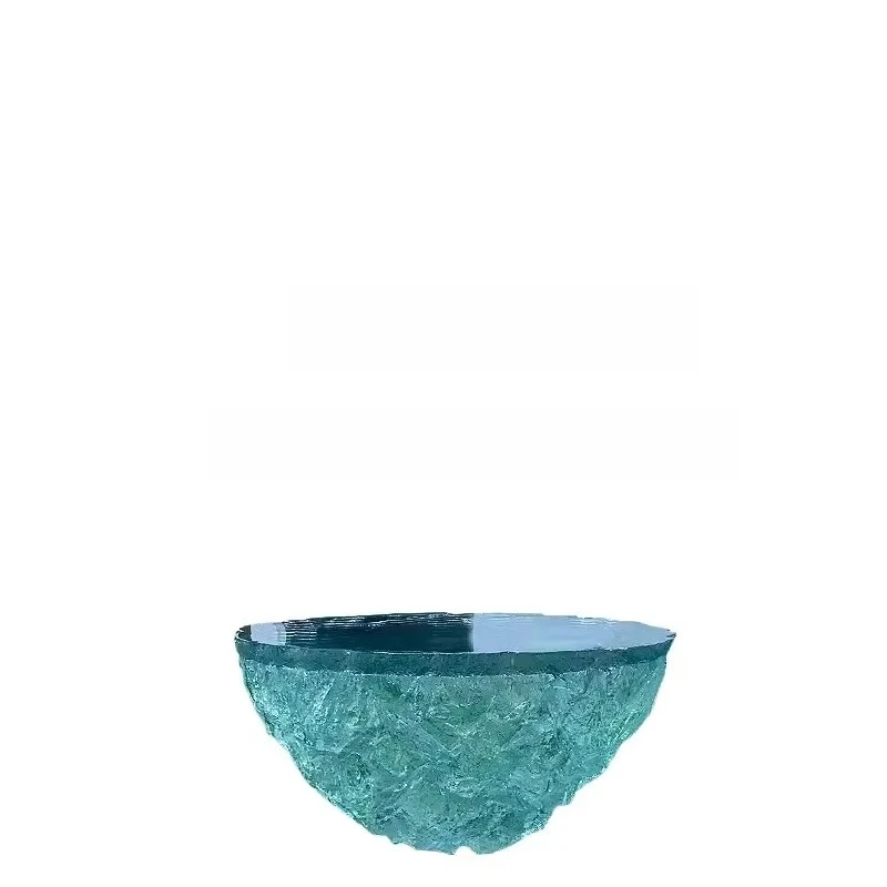 CJ-12 Resin Ocean Heart Coffee Table Hotel Living Room High Sense Art Round