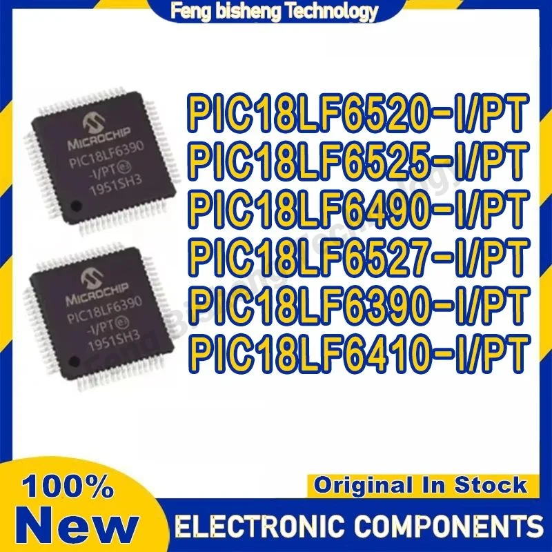 

PIC18LF6390-I/PT PIC18LF6410 PIC18LF6490 PIC18LF6520 PIC18LF6525 PIC18LF6527-I/PT IC MCU Chip TQFP-64 in stock