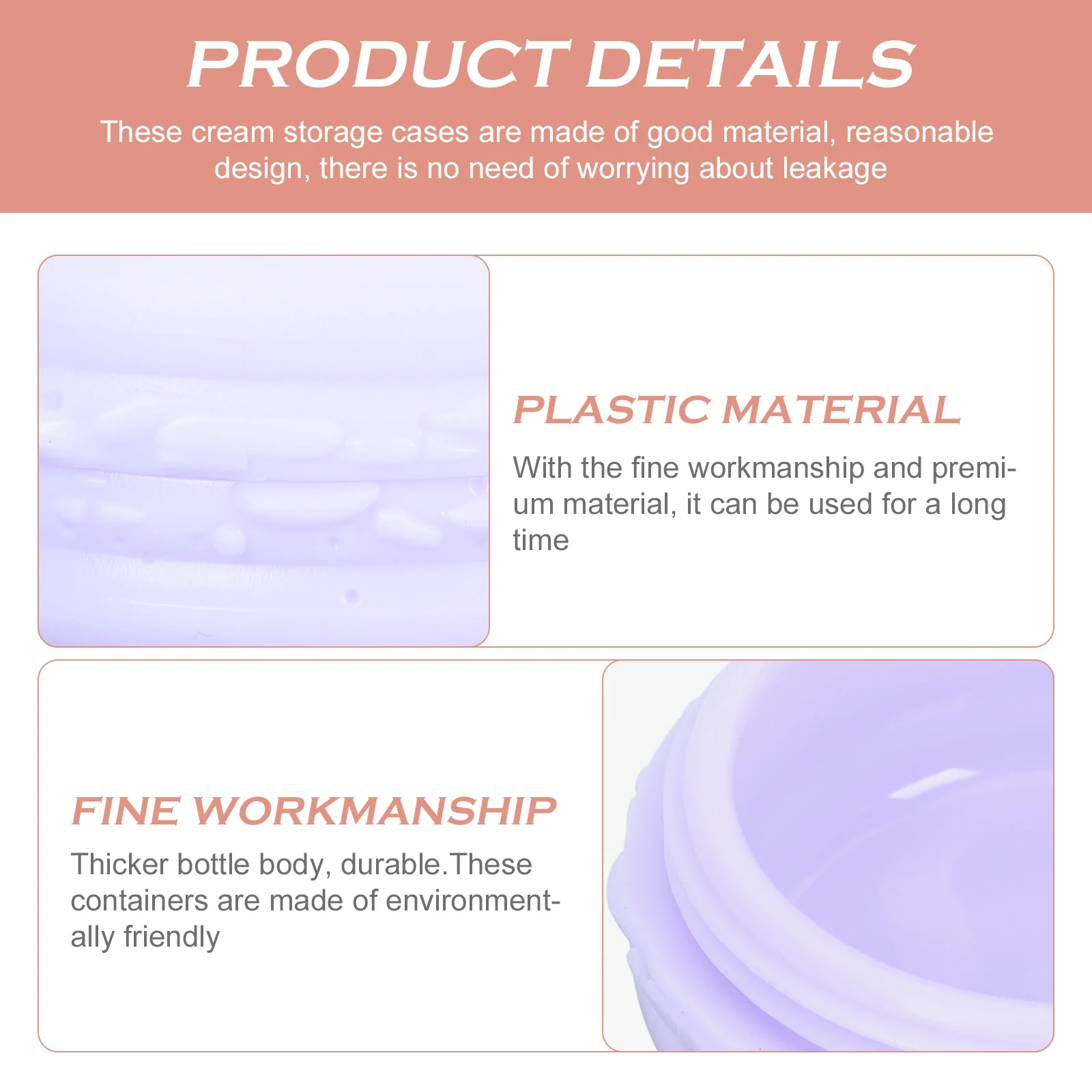 

30pcs 10ML Color Cream Boxes Jars Lip Eye Mask Cases Mask Dispensing Cases Plastic Sample Bottles Travel Packing