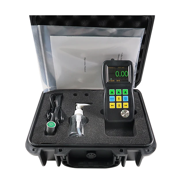 TM282 Color Screen with A/B-Scan Ultrasonic Thickness Gauge Professional in Solving Various Difficult Thickness Measurement