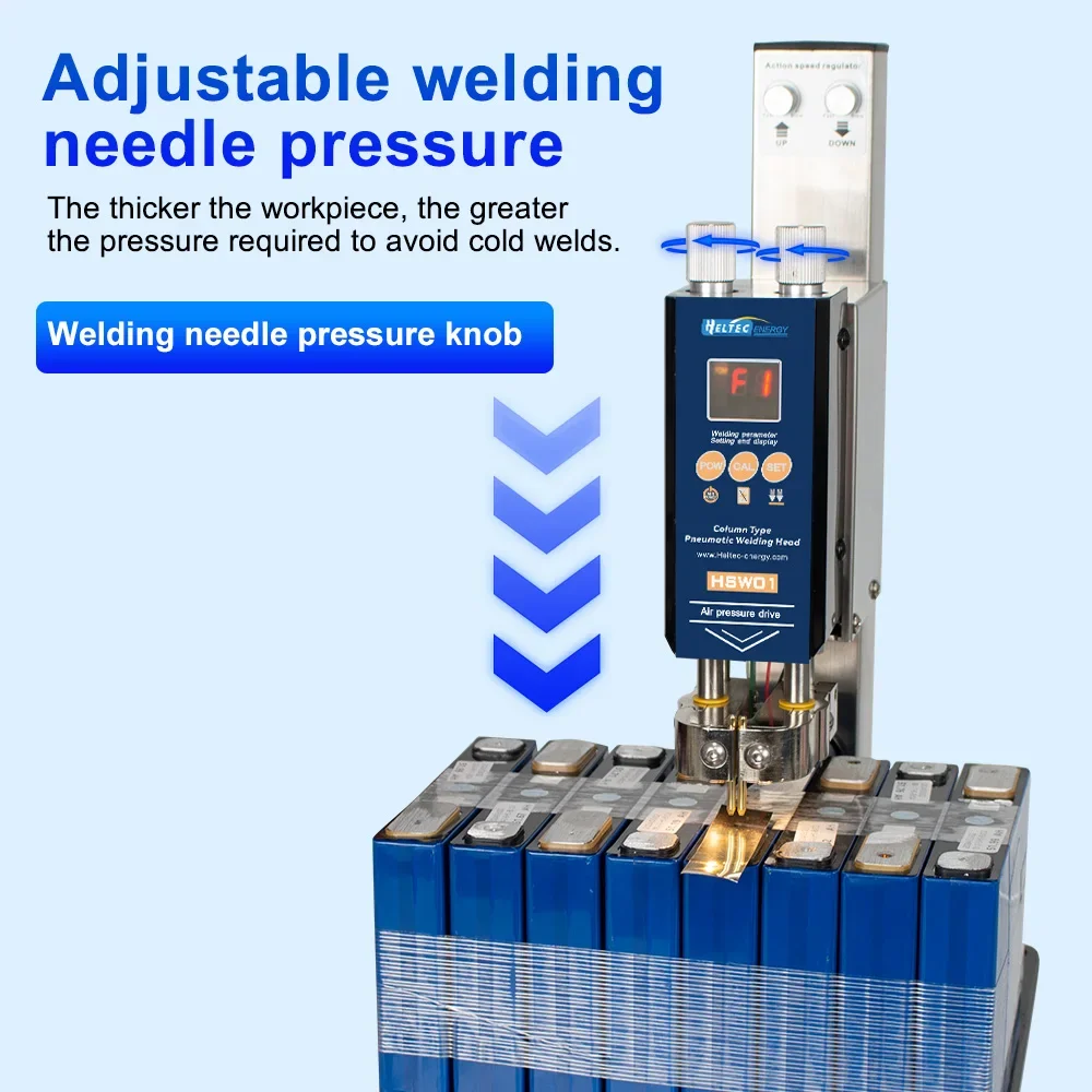 HT-SW01H/HT-SW02H 7000A batterie soudeuse par points 42KWmachine de soudage avec pompe à Air pneumatique batterie terminologie tête/parallèle tête de soudage