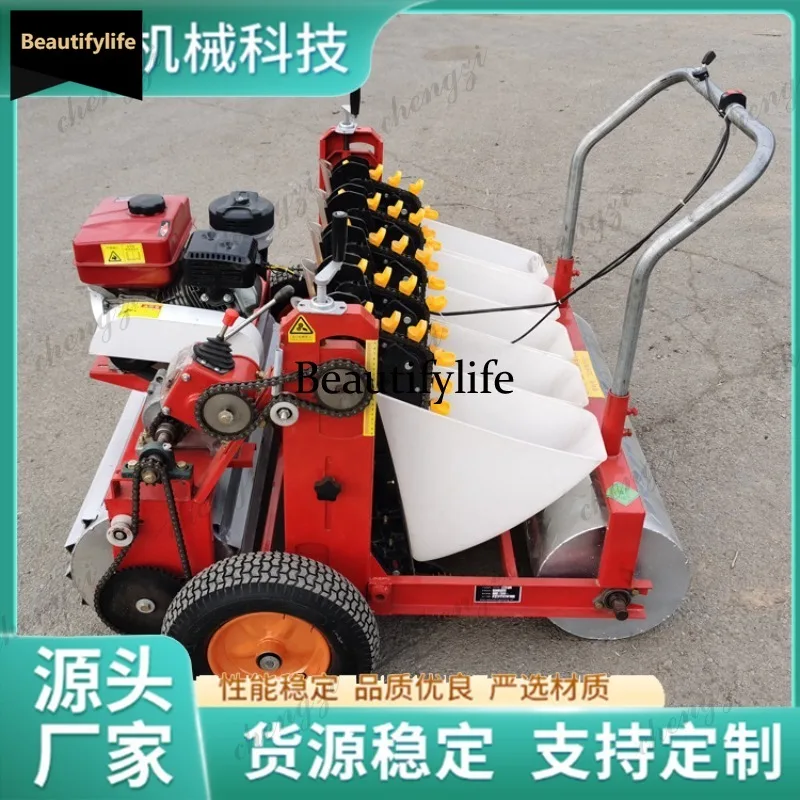 

Q181 Hand Push Garlic Planter, Garlic Planter Agricultural Fritillary Yam Bean Ground Finishing Planter