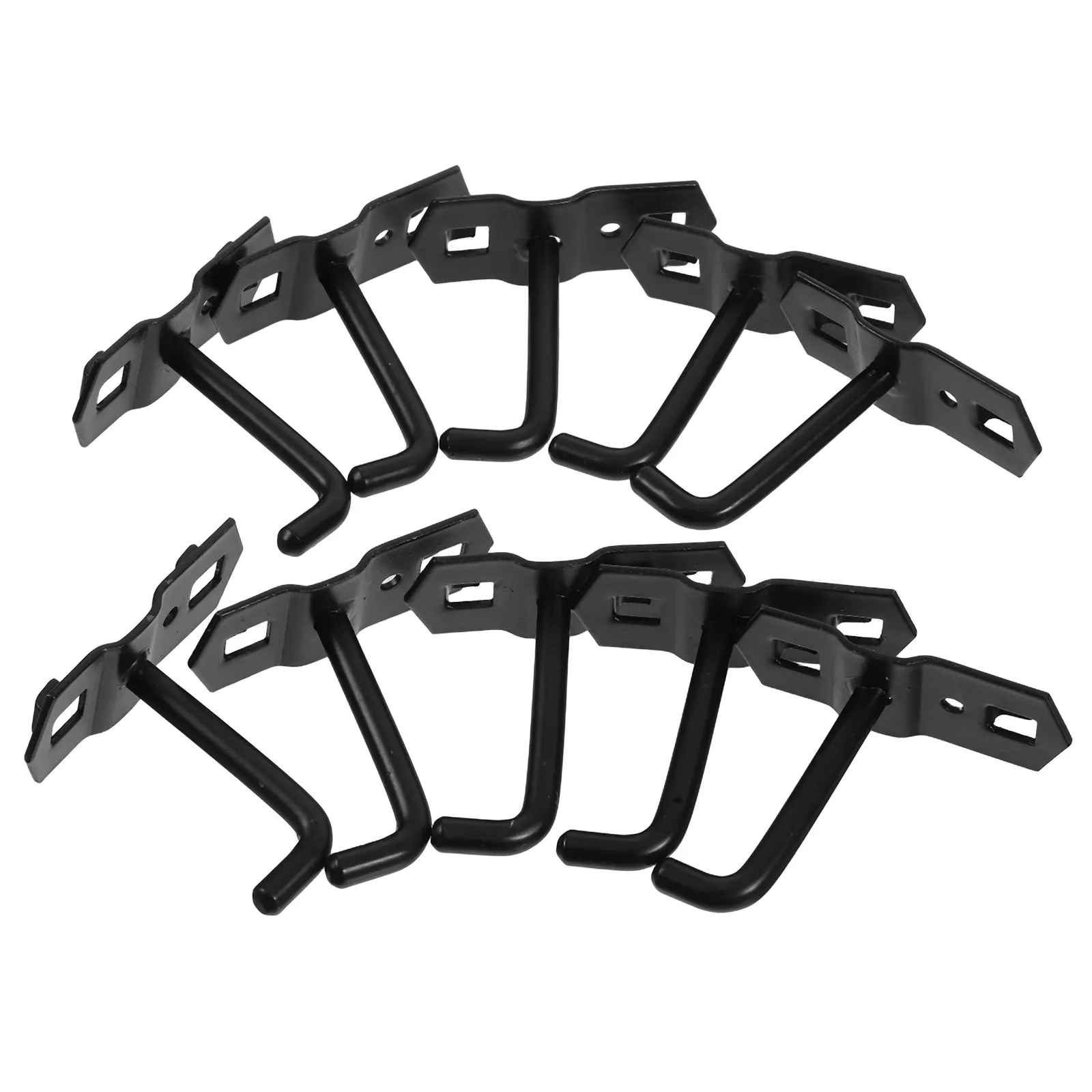 

10pcs Hole Plate Hooks Pegboard Hooks For Tool Rack Shop Shelf Hook Retail Hanger Holder Pegboard Wall Display Hooks Storage