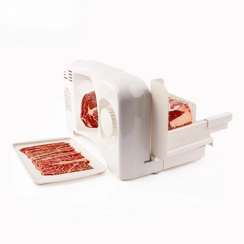 Household Electric Meat Cutter Frozen Mutton Beef Lamb Roll Slicer Vegetable Fruit Cutting Machine