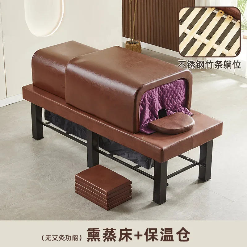 c6-9  beauty salon special fumigation moxibustion dual-purpose bed whole body sweat steaming aromatherapy bed traditional