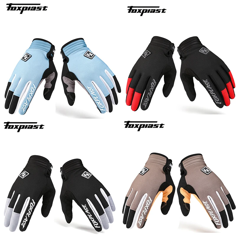 

New 4 Colors Dirt Bike Bicycle Gloves Outdoor Sports MTB BMX Full Finger Cycling Off-road Racing Motorcycle Gloves for Man Woman