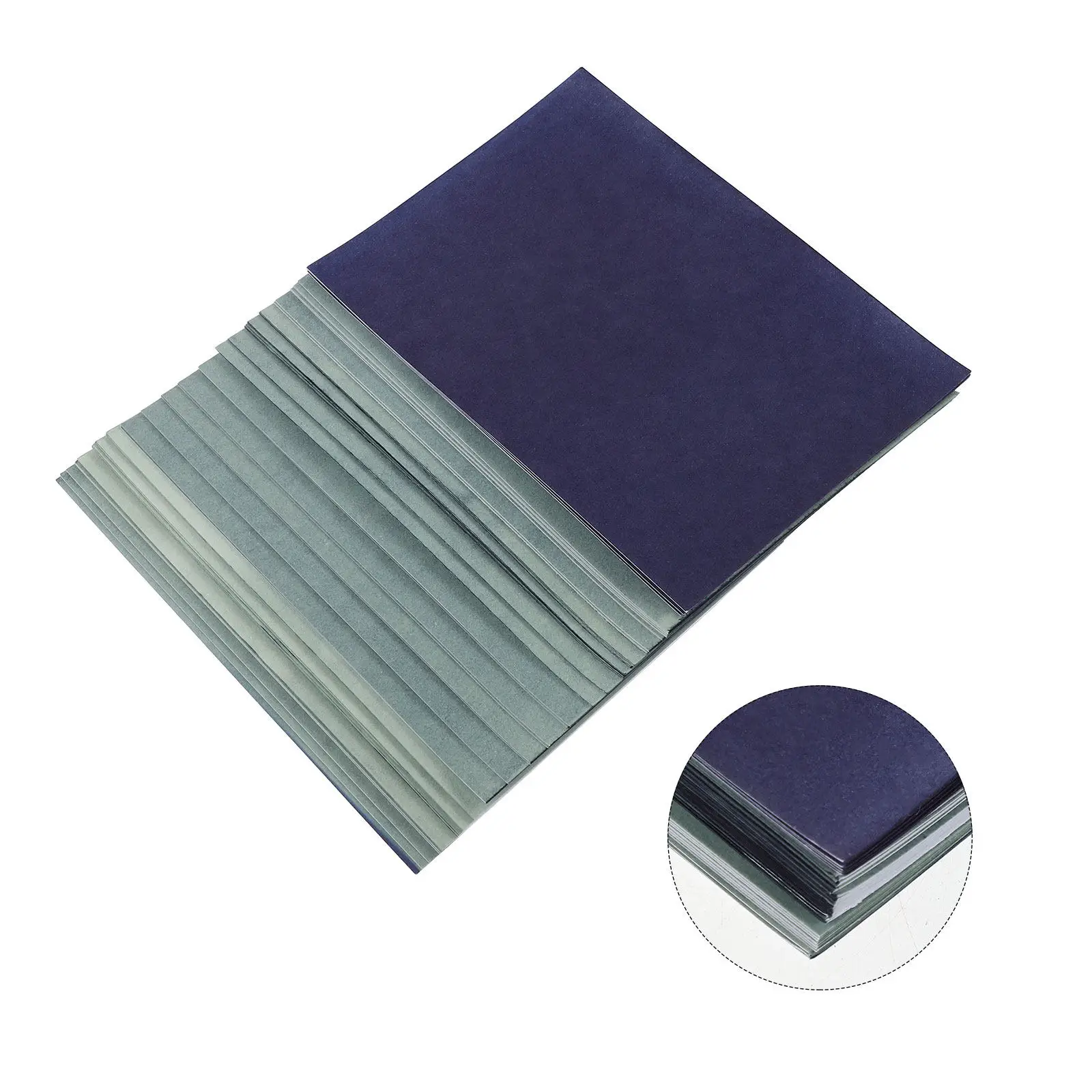 

50Pcs A6 Cyanotype Sun Paper High Sensitive Light Sensitive Photo Paper for Sun Printing Plant Imprints Blueprint Design DIY Art