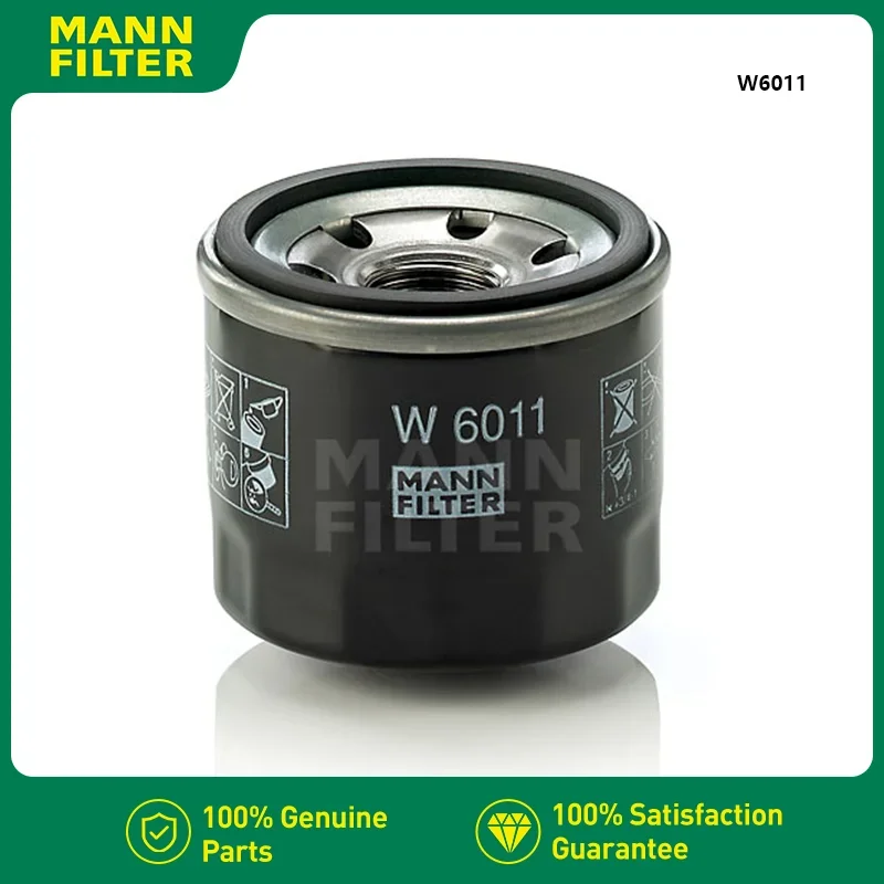 MANNFILTER W6011 Oil Filter Fits SMART Fortwo Coupé / Cabrio II 1230A040 A1321800110