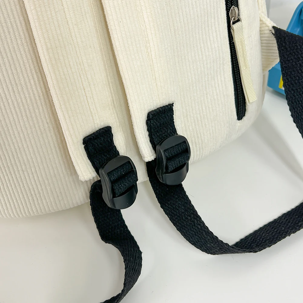 

Милый эстетический рюкзак с бантом, вельветовый школьный рюкзак, легкая школьная сумка для девочек и женщин, средняя школа, колледж, работа