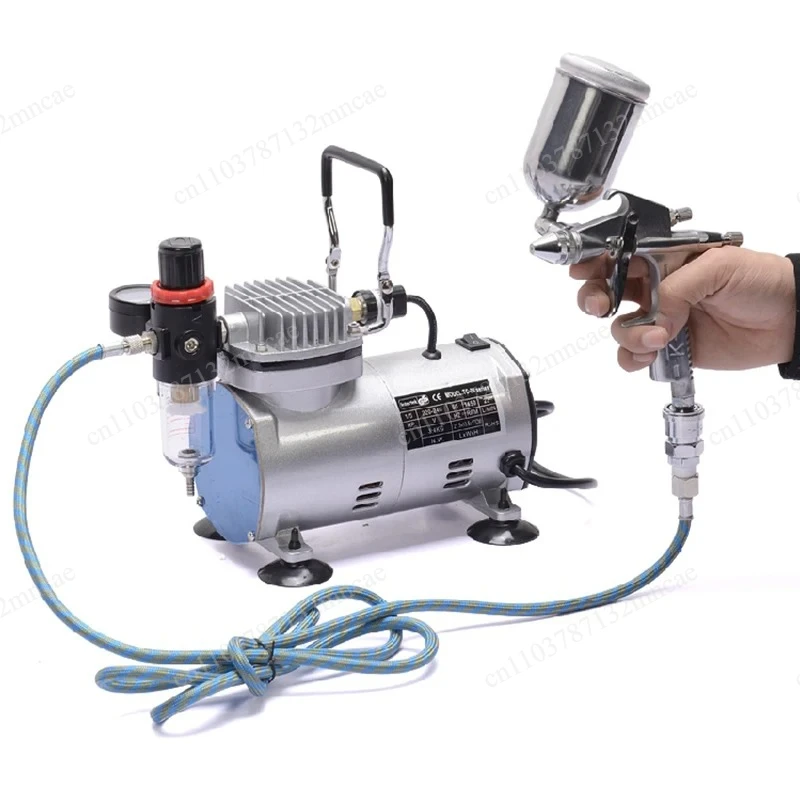 Leather Furniture Touch-up, TC-20B Painting/printing Mini Air Compressor, Small Air Pump, Ultra-quiet, Oil-free Spray Painting